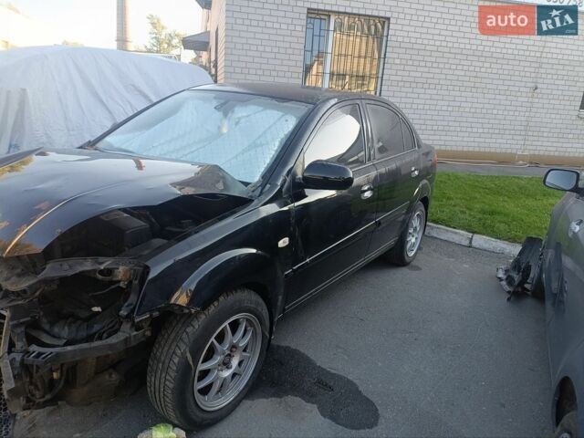 Черный Киа Рио, объемом двигателя 1.4 л и пробегом 160 тыс. км за 2600 $, фото 1 на Automoto.ua