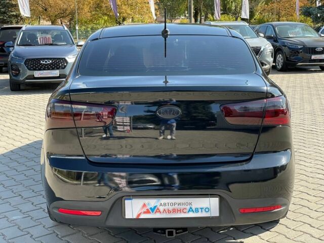 Черный Киа Рио, объемом двигателя 1.6 л и пробегом 220 тыс. км за 5500 $, фото 5 на Automoto.ua