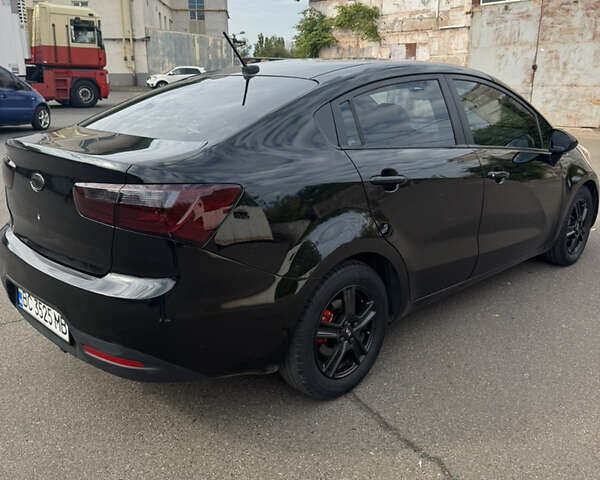 Черный Киа Рио, объемом двигателя 1.59 л и пробегом 220 тыс. км за 5500 $, фото 4 на Automoto.ua
