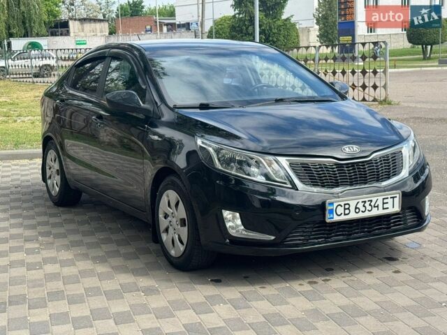 Черный Киа Рио, объемом двигателя 1.4 л и пробегом 155 тыс. км за 7500 $, фото 3 на Automoto.ua