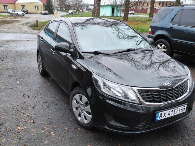 Черный Киа Рио, объемом двигателя 1.4 л и пробегом 94 тыс. км за 6500 $, фото 3 на Automoto.ua