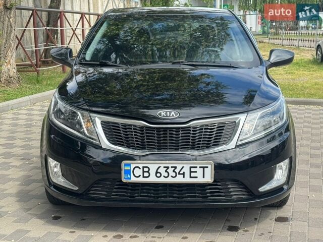 Черный Киа Рио, объемом двигателя 1.4 л и пробегом 155 тыс. км за 7500 $, фото 2 на Automoto.ua