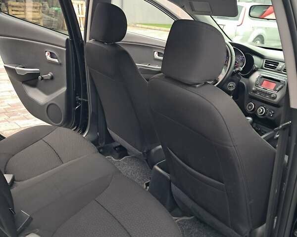 Черный Киа Рио, объемом двигателя 1.4 л и пробегом 244 тыс. км за 6900 $, фото 13 на Automoto.ua