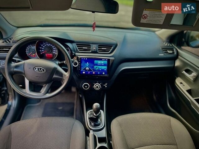 Черный Киа Рио, объемом двигателя 1.4 л и пробегом 95 тыс. км за 7299 $, фото 11 на Automoto.ua