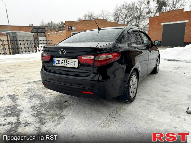Черный Киа Рио, объемом двигателя 1.4 л и пробегом 155 тыс. км за 7500 $, фото 5 на Automoto.ua