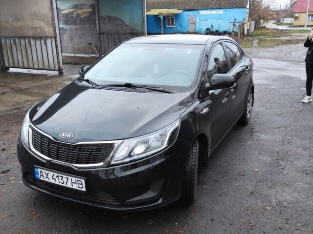 Черный Киа Рио, объемом двигателя 1.4 л и пробегом 94 тыс. км за 6500 $, фото 2 на Automoto.ua