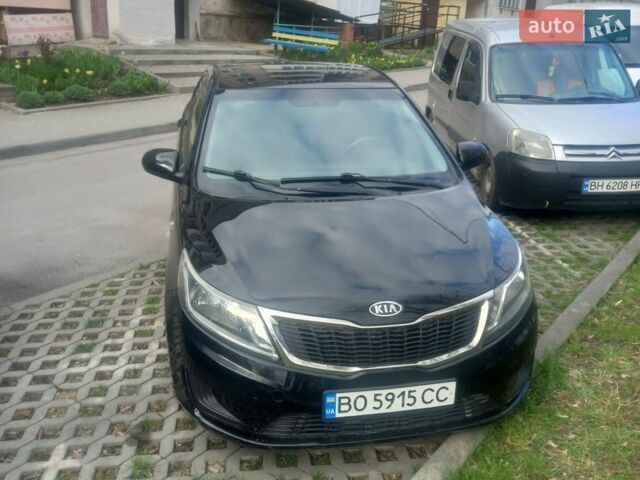 Черный Киа Рио, объемом двигателя 1.4 л и пробегом 213 тыс. км за 8700 $, фото 1 на Automoto.ua