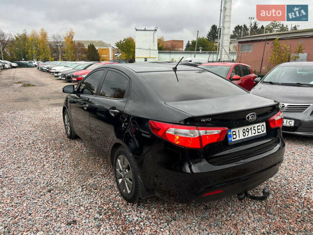 Черный Киа Рио, объемом двигателя 1.6 л и пробегом 170 тыс. км за 7999 $, фото 6 на Automoto.ua
