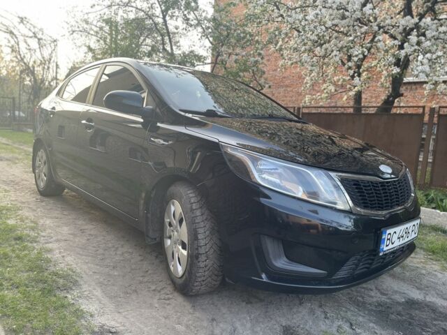Черный Киа Рио, объемом двигателя 1.4 л и пробегом 142 тыс. км за 7800 $, фото 1 на Automoto.ua