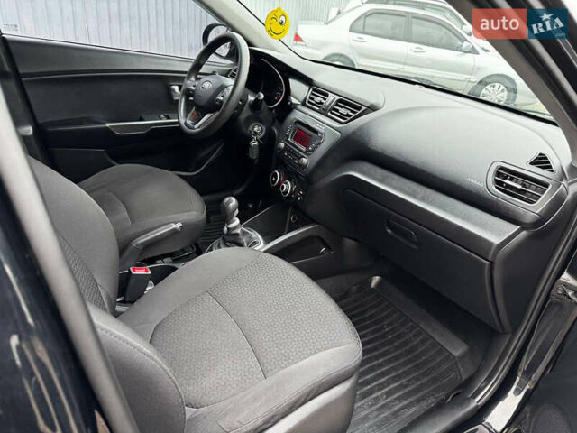 Черный Киа Рио, объемом двигателя 1.4 л и пробегом 185 тыс. км за 6999 $, фото 12 на Automoto.ua