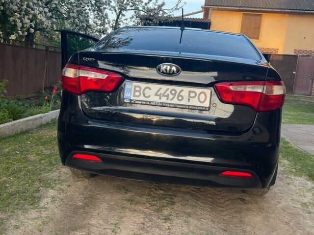 Черный Киа Рио, объемом двигателя 1.4 л и пробегом 160 тыс. км за 7600 $, фото 1 на Automoto.ua