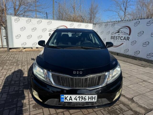 Черный Киа Рио, объемом двигателя 1.4 л и пробегом 214 тыс. км за 7700 $, фото 4 на Automoto.ua
