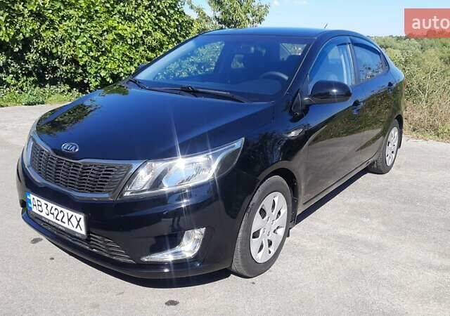 Черный Киа Рио, объемом двигателя 1.4 л и пробегом 121 тыс. км за 8600 $, фото 15 на Automoto.ua