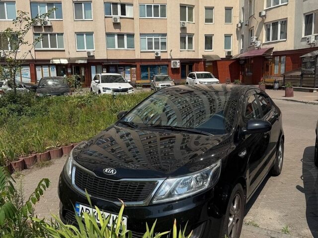 Черный Киа Рио, объемом двигателя 1.4 л и пробегом 115 тыс. км за 8400 $, фото 1 на Automoto.ua