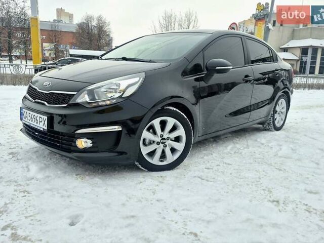 Черный Киа Рио, объемом двигателя 1.4 л и пробегом 66 тыс. км за 11950 $, фото 82 на Automoto.ua