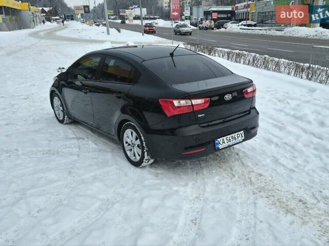 Черный Киа Рио, объемом двигателя 1.4 л и пробегом 66 тыс. км за 11950 $, фото 1 на Automoto.ua