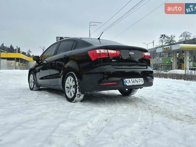 Черный Киа Рио, объемом двигателя 1.4 л и пробегом 66 тыс. км за 11950 $, фото 3 на Automoto.ua