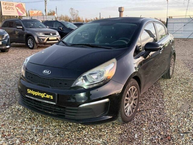 Чорний Кіа Ріо, об'ємом двигуна 1.6 л та пробігом 194 тис. км за 7800 $, фото 1 на Automoto.ua