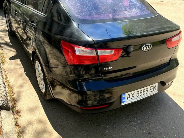 Черный Киа Рио, объемом двигателя 1.2 л и пробегом 140 тыс. км за 8500 $, фото 1 на Automoto.ua