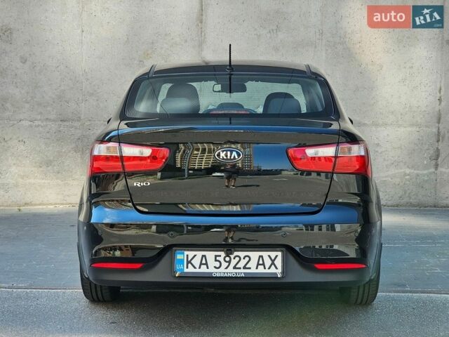 Черный Киа Рио, объемом двигателя 1.4 л и пробегом 91 тыс. км за 11500 $, фото 3 на Automoto.ua