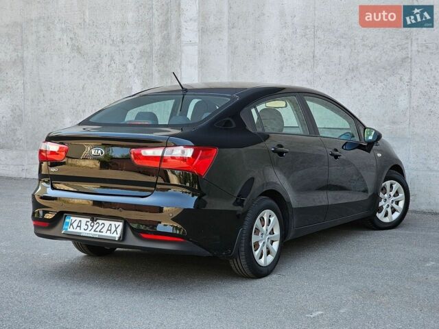 Черный Киа Рио, объемом двигателя 1.4 л и пробегом 91 тыс. км за 11500 $, фото 4 на Automoto.ua