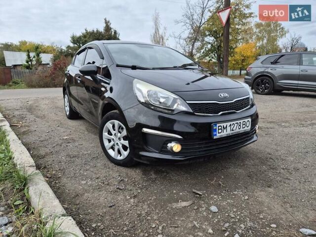 Черный Киа Рио, объемом двигателя 1.4 л и пробегом 115 тыс. км за 9500 $, фото 4 на Automoto.ua