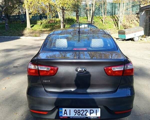 Черный Киа Рио, объемом двигателя 1.37 л и пробегом 185 тыс. км за 8500 $, фото 4 на Automoto.ua