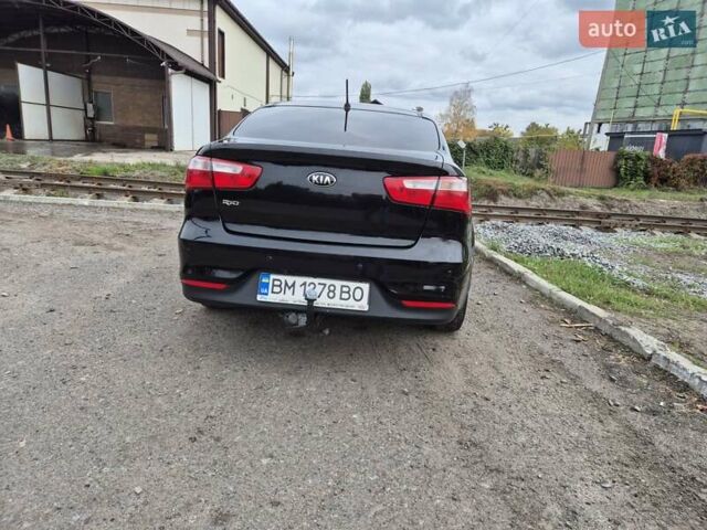 Черный Киа Рио, объемом двигателя 1.4 л и пробегом 115 тыс. км за 9500 $, фото 11 на Automoto.ua
