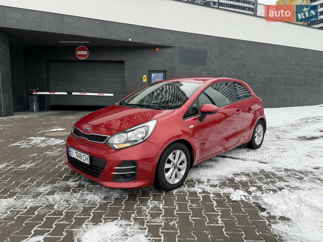 Червоний Кіа Ріо, об'ємом двигуна 1.4 л та пробігом 77 тис. км за 9900 $, фото 1 на Automoto.ua