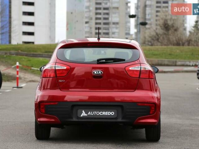 Красный Киа Рио, объемом двигателя 1.4 л и пробегом 77 тыс. км за 12000 $, фото 4 на Automoto.ua