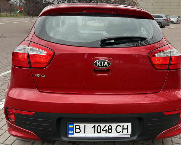 Красный Киа Рио, объемом двигателя 1.4 л и пробегом 77 тыс. км за 12200 $, фото 6 на Automoto.ua