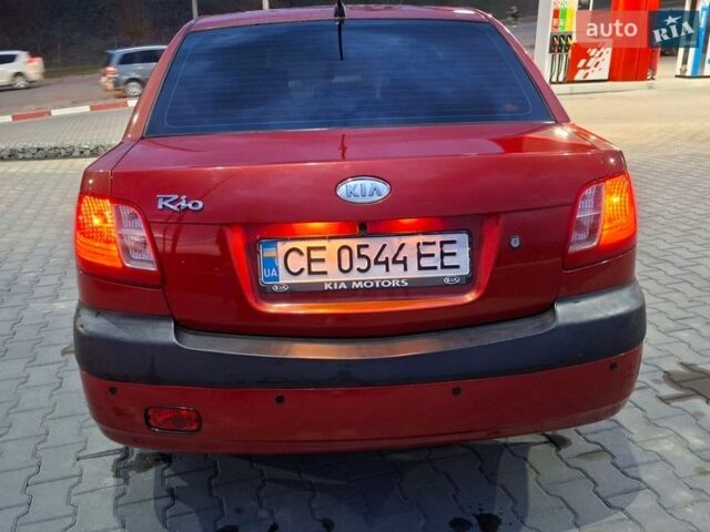 Красный Киа Рио, объемом двигателя 1.4 л и пробегом 185 тыс. км за 5000 $, фото 5 на Automoto.ua