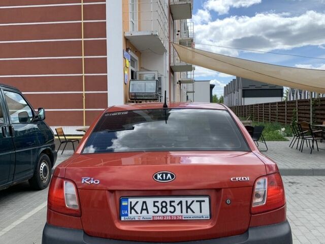 Красный Киа Рио, объемом двигателя 1.5 л и пробегом 277 тыс. км за 4600 $, фото 3 на Automoto.ua