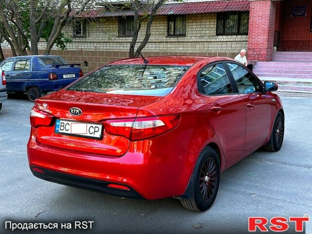 Красный Киа Рио, объемом двигателя 1.4 л и пробегом 190 тыс. км за 6350 $, фото 3 на Automoto.ua