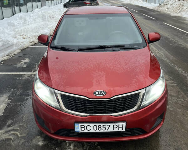 Красный Киа Рио, объемом двигателя 1.4 л и пробегом 212 тыс. км за 6000 $, фото 8 на Automoto.ua