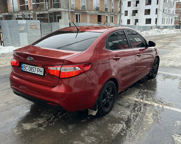 Красный Киа Рио, объемом двигателя 1.4 л и пробегом 212 тыс. км за 6000 $, фото 5 на Automoto.ua