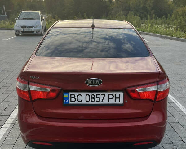 Красный Киа Рио, объемом двигателя 1.4 л и пробегом 202 тыс. км за 7300 $, фото 7 на Automoto.ua