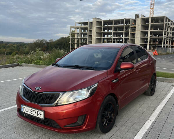 Красный Киа Рио, объемом двигателя 1.4 л и пробегом 202 тыс. км за 7300 $, фото 3 на Automoto.ua