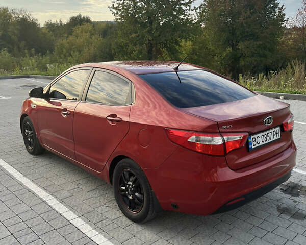Красный Киа Рио, объемом двигателя 1.4 л и пробегом 202 тыс. км за 7300 $, фото 6 на Automoto.ua