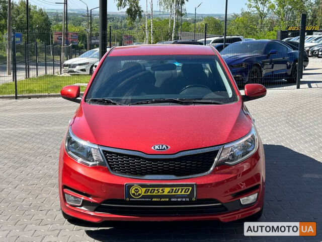 Красный Киа Рио, объемом двигателя 1.4 л и пробегом 35 тыс. км за 12800 $, фото 1 на Automoto.ua