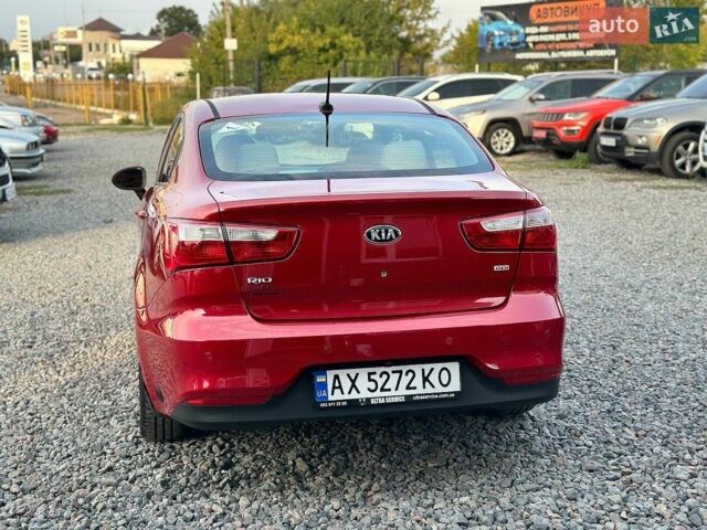 Красный Киа Рио, объемом двигателя 1.6 л и пробегом 75 тыс. км за 7800 $, фото 1 на Automoto.ua