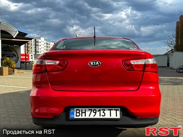 Красный Киа Рио, объемом двигателя 1.4 л и пробегом 84 тыс. км за 13200 $, фото 5 на Automoto.ua