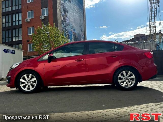 Красный Киа Рио, объемом двигателя 1.4 л и пробегом 84 тыс. км за 13200 $, фото 3 на Automoto.ua