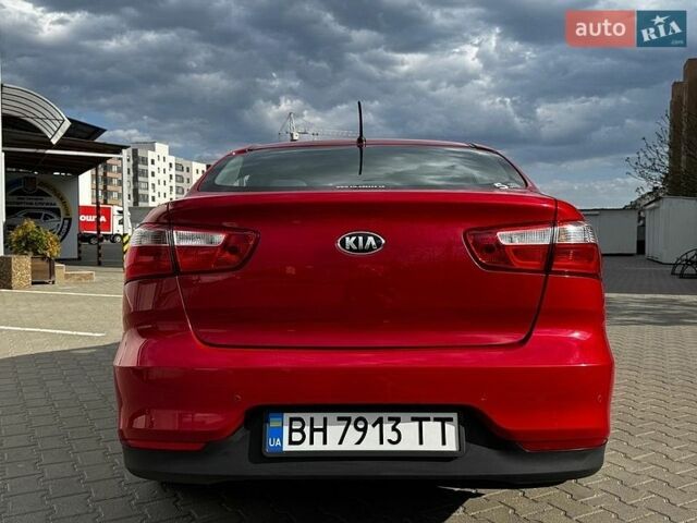 Красный Киа Рио, объемом двигателя 1.4 л и пробегом 84 тыс. км за 12900 $, фото 6 на Automoto.ua