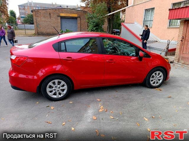 Красный Киа Рио, объемом двигателя 1.6 л и пробегом 90 тыс. км за 10900 $, фото 1 на Automoto.ua