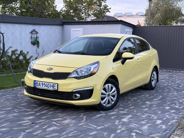 Желтый Киа Рио, объемом двигателя 1.6 л и пробегом 139 тыс. км за 9600 $, фото 1 на Automoto.ua