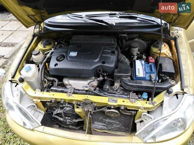 Желтый Киа Рио, объемом двигателя 1.5 л и пробегом 147 тыс. км за 1800 $, фото 1 на Automoto.ua