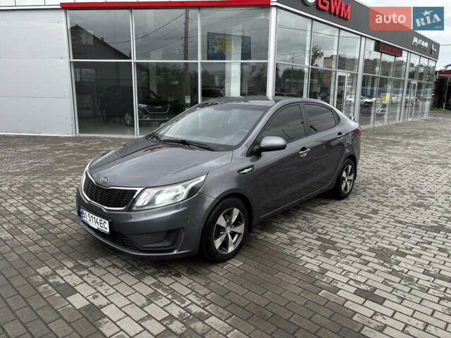 Серый Киа Рио, объемом двигателя 1.4 л и пробегом 174 тыс. км за 6200 $, фото 1 на Automoto.ua