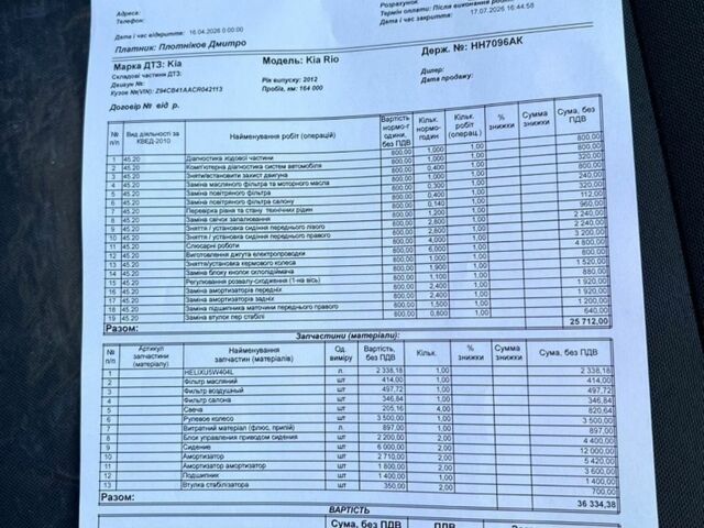 Сірий Кіа Ріо, об'ємом двигуна 1.4 л та пробігом 175 тис. км за 8000 $, фото 37 на Automoto.ua