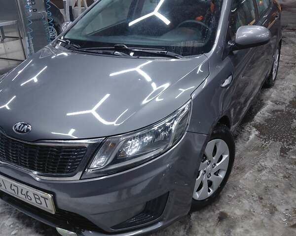 Серый Киа Рио, объемом двигателя 1.4 л и пробегом 170 тыс. км за 7700 $, фото 1 на Automoto.ua